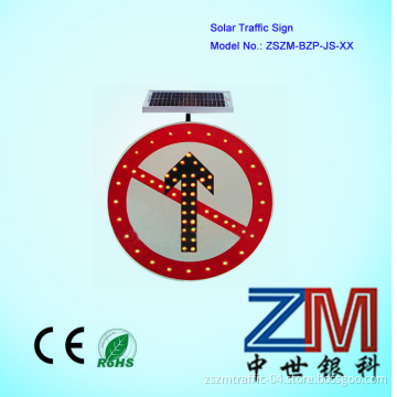 Solar LED Traffic Safety Road Sign / Traffic Road Sign Board